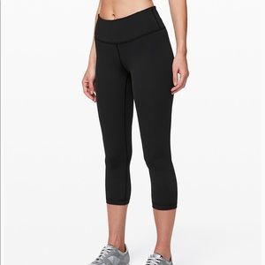 Lululemon Wunder Under Crop Leggings